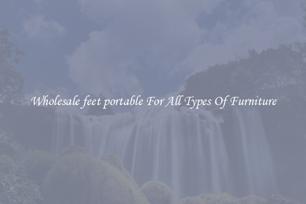 Wholesale feet portable For All Types Of Furniture
