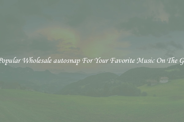 Popular Wholesale autosnap For Your Favorite Music On The Go