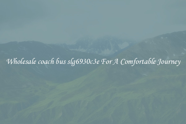 Wholesale coach bus slg6930c3e For A Comfortable Journey