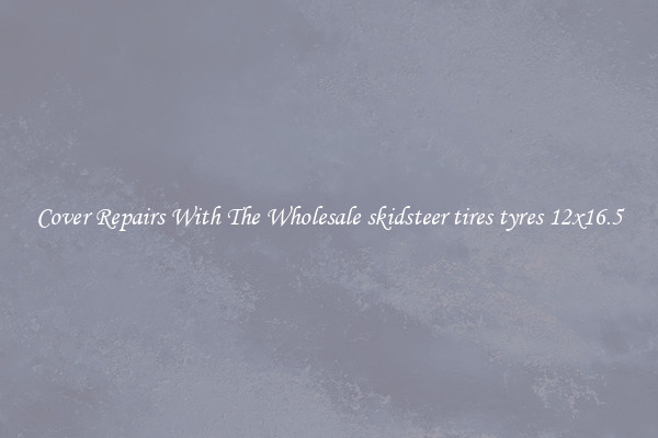  Cover Repairs With The Wholesale skidsteer tires tyres 12x16.5 