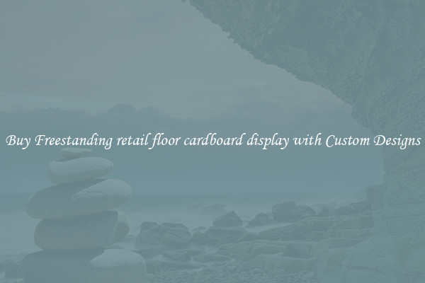 Buy Freestanding retail floor cardboard display with Custom Designs