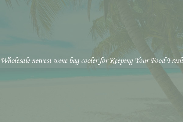 Wholesale newest wine bag cooler for Keeping Your Food Fresh